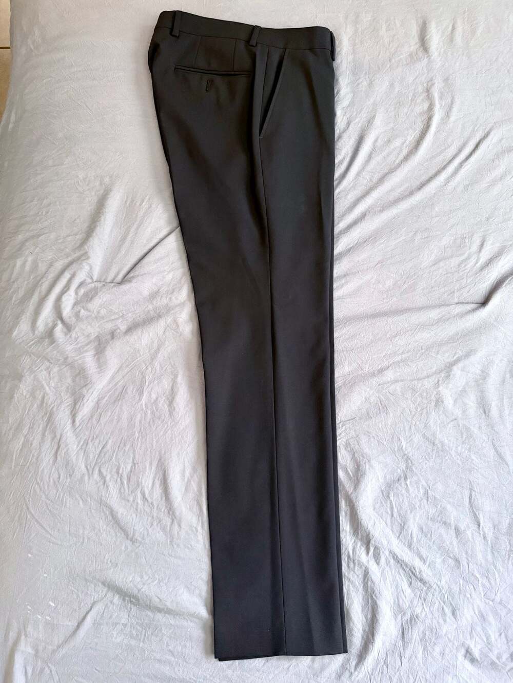 Bar III Skinny Fit Wool Blend Black Dress Pants Size 31W 30L